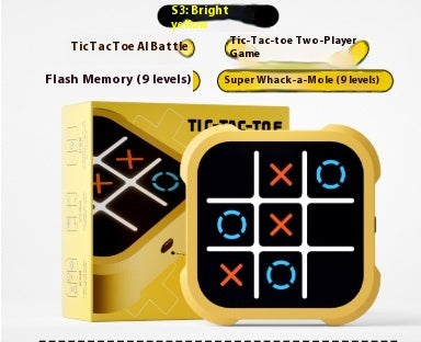 Juego Tres en Raya Montessori Portátil para Niños y Adultos