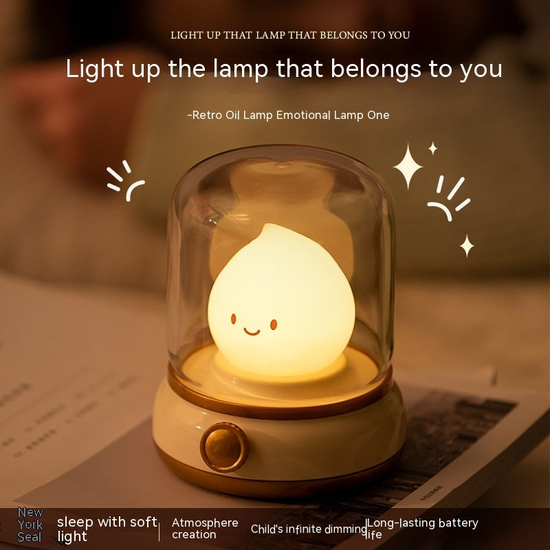 Lámpara Decorativa Portátil Estilo Retro con Luz Ambiental Regulable