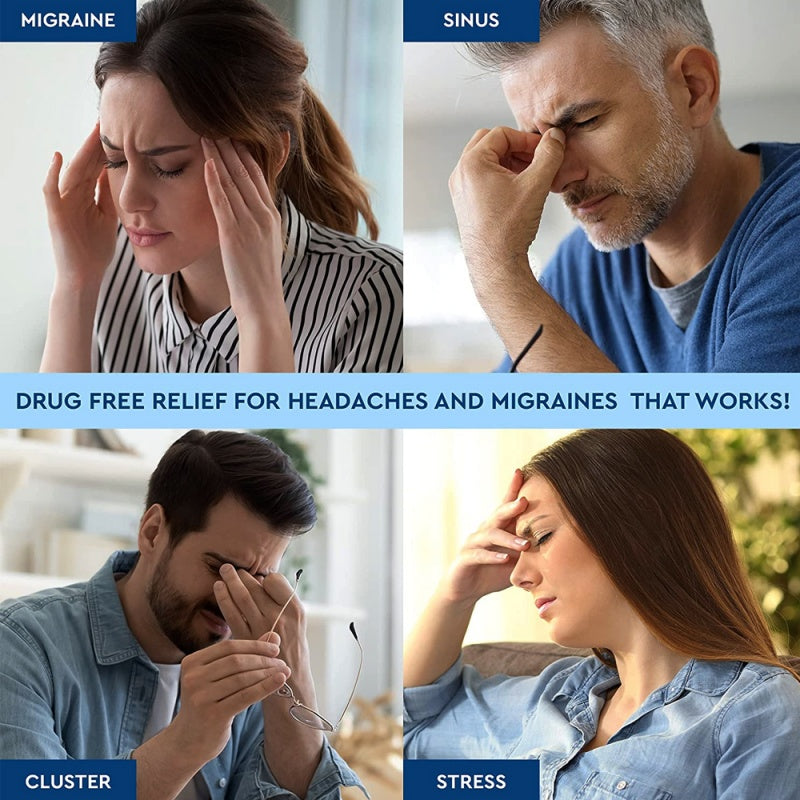 Mascarilla Fría 3 en 1 para Migraña, Ojos Hinchados y Estrés