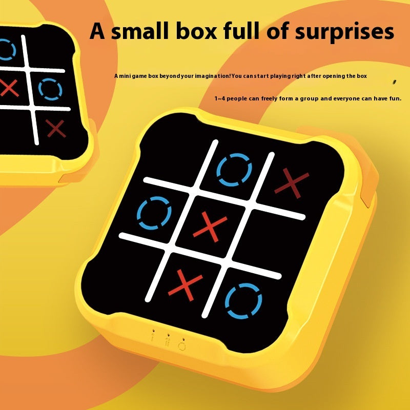 Juego Tres en Raya Montessori Portátil para Niños y Adultos