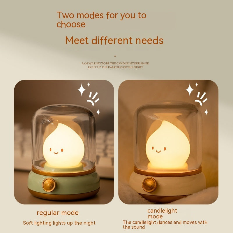 Lámpara Decorativa Portátil Estilo Retro con Luz Ambiental Regulable