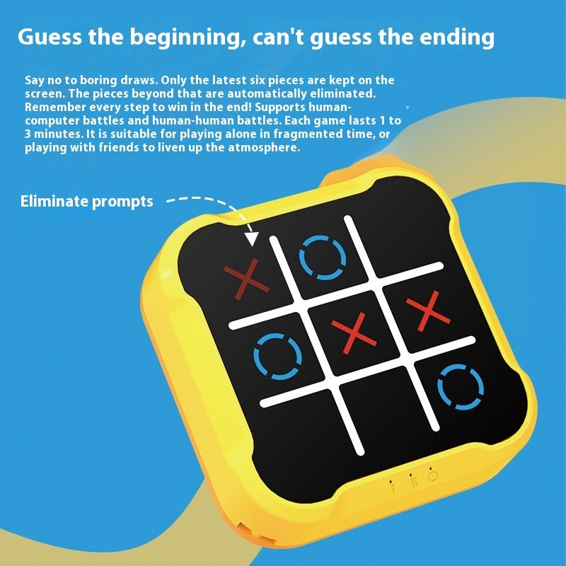 Juego Tres en Raya Montessori Portátil para Niños y Adultos